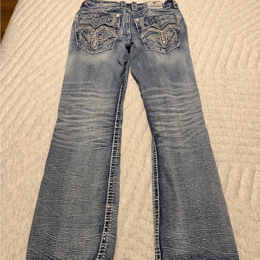 Rock Revival Light Blue Boot Cut Jeans